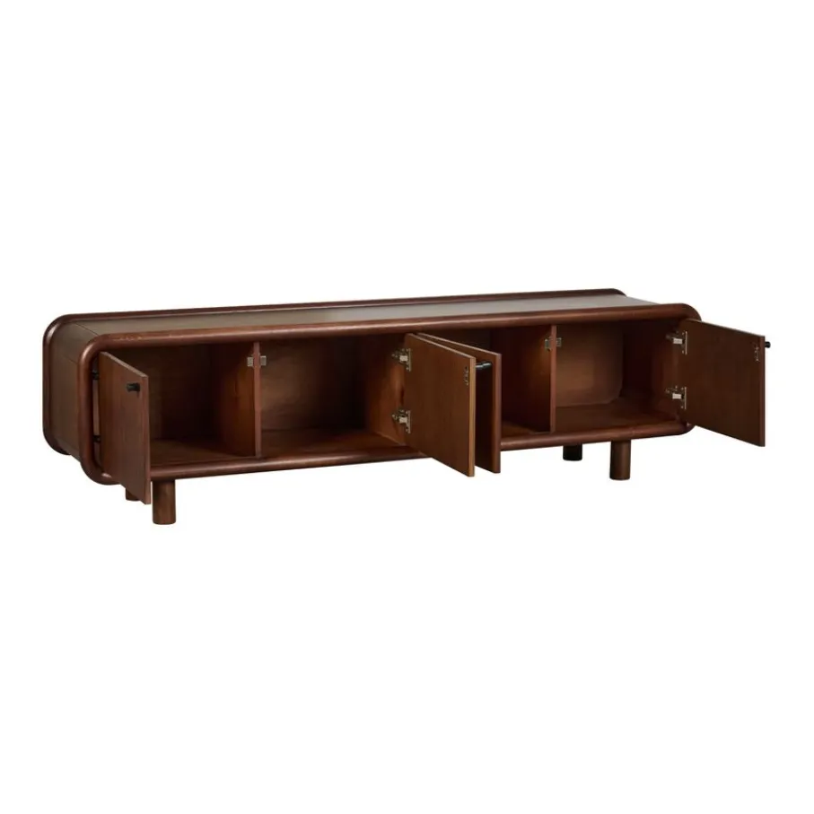 Tv-Meubels< TV-meubel Boogie Donkerbruin - 180x50x43 cm