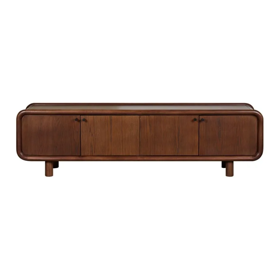 Tv-Meubels< TV-meubel Boogie Donkerbruin - 180x50x43 cm