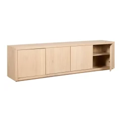 Tv-Meubels< TV-meubel Chester Naturel - 215x55x40 cm