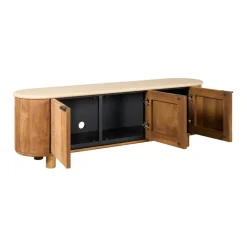 Tv-Meubels< TV-meubel Doble Naturel - 170x55x40 cm