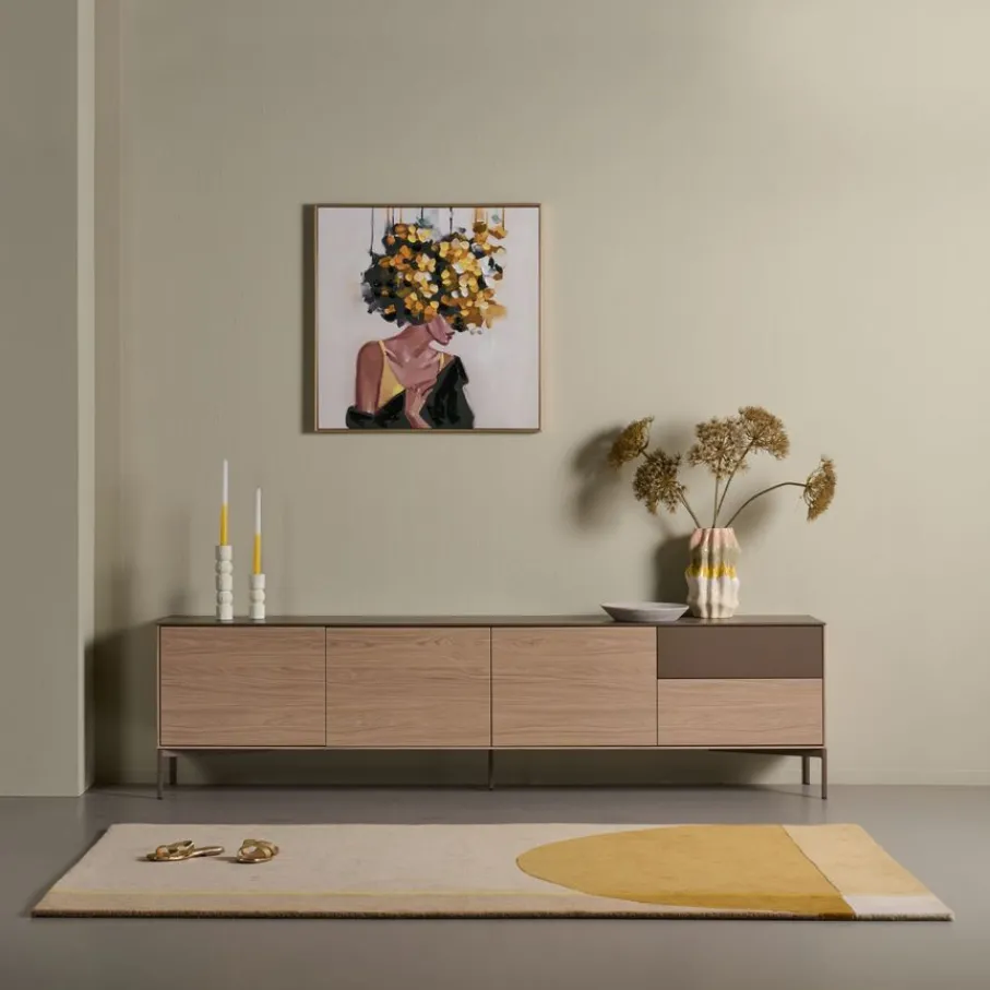 Tv-Meubels< TV-meubel Fado Naturel - 225x59x42 cm