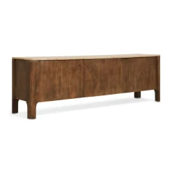 Tv-Meubels< TV-Meubel Liam Bruin / Marmer - 175x55x40 cm
