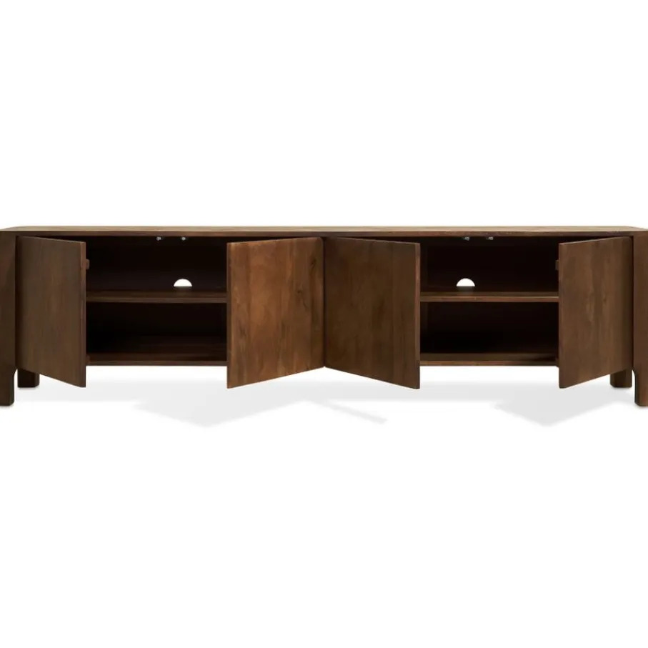 Tv-Meubels< TV-Meubel Liam Kastanjebruin - 175x55x40 cm