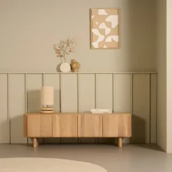 Tv-Meubels< TV-meubel Morez Naturel - 180x55x45 cm