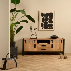 Tv-Meubels< TV-meubel Tilburg Naturel - 161x68x48 cm