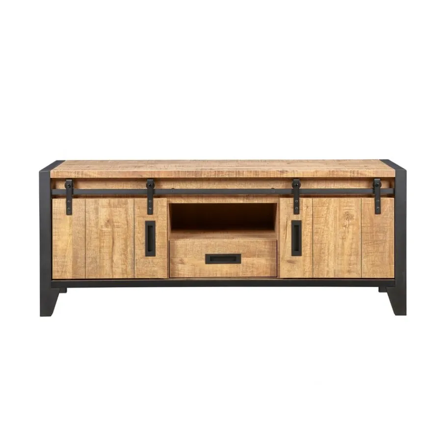 Tv-Meubels< TV-meubel Tilburg Naturel - 161x68x48 cm