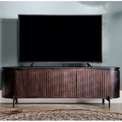Tv-Meubels< TV-meubel Viktor Donkerbruin - 175x56x43 cm