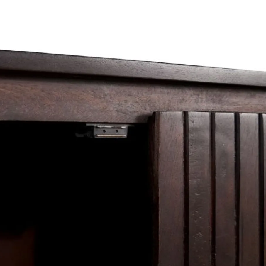 Tv-Meubels< TV-meubel Viktor Donkerbruin - 210x56x43 cm