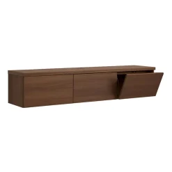 Tv-Meubels< TV-meubel Vista Donkerbruin - 181x38x40 cm
