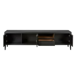 Tv-Meubels< TV-meubel Zwanenburg Zwart - 192x52x48 cm