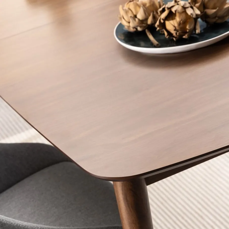 Eettafels< Uitschuifbare Eettafel Saga Bruin - 180/219x90 cm