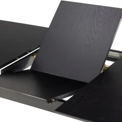 Eettafels< Uitschuifbare Eettafel Saga Zwart - 180/219x90 cm