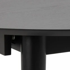 Eettafels< Uitschuifbare Eettafel Saga Zwart - 115/154x115 cm