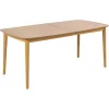Eettafels< Uitschuifbare Eettafel Saga Naturel - 180/219x90 cm