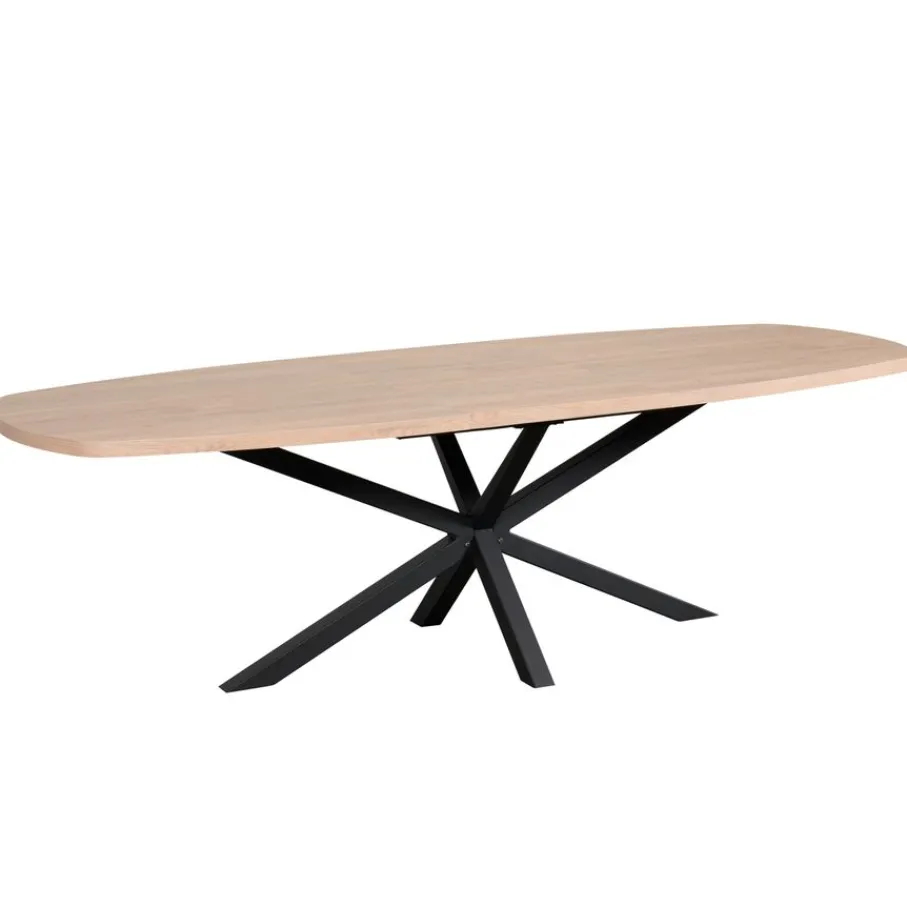 Eettafels< Uitschuifbare Eettafel Vieuw Old Oak - 200/257x102