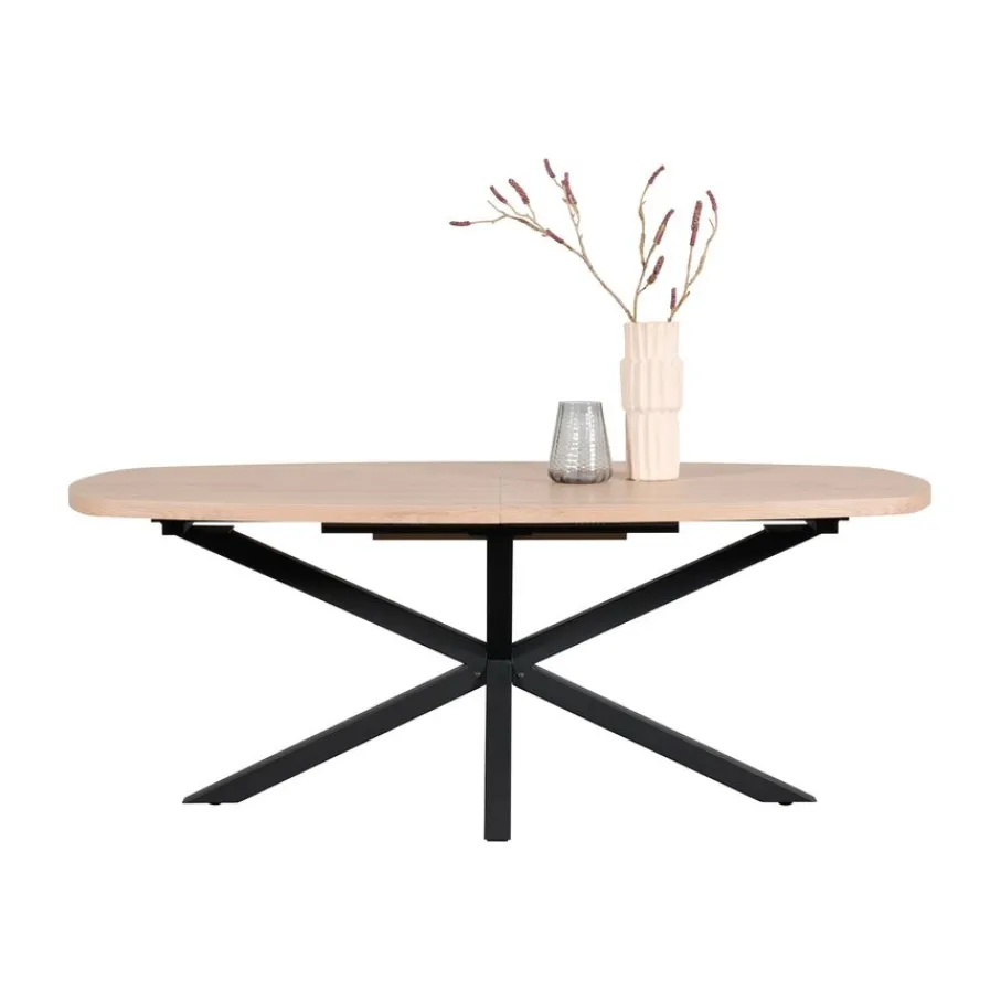 Eettafels< Uitschuifbare Eettafel Vieuw Old Oak - 200/257x102