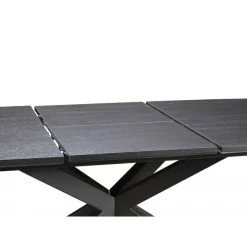 Eettafels< Uitschuifbare Eettafel Zwanenburg Zwart - 220/280x100