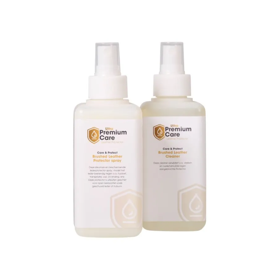 Onderhoud< Ultra Premium Care Brushed Leather Onderhoudsset