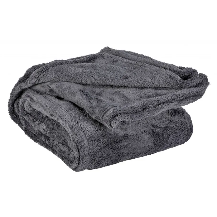 Plaids<Unique Living Plaid Justin Grijs - 150x200 cm