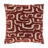 Sierkussens<Unique Living Sierkussen Liam Rood/Bruin - 45x45 cm