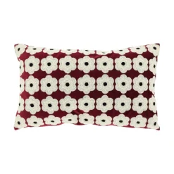 Sierkussens<Unique Living Sierkussen Mona Bordeaux - 30x50 cm