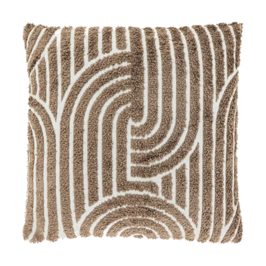 Sierkussens<Unique Living Sierkussen Ziza Taupe - 45x45 cm