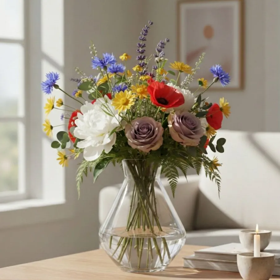Vazen & Potten< Vaas Alexandra Helder - 30 cm hoog