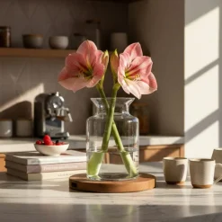 Vazen & Potten< Vaas Brenda Helder - 25 cm hoog