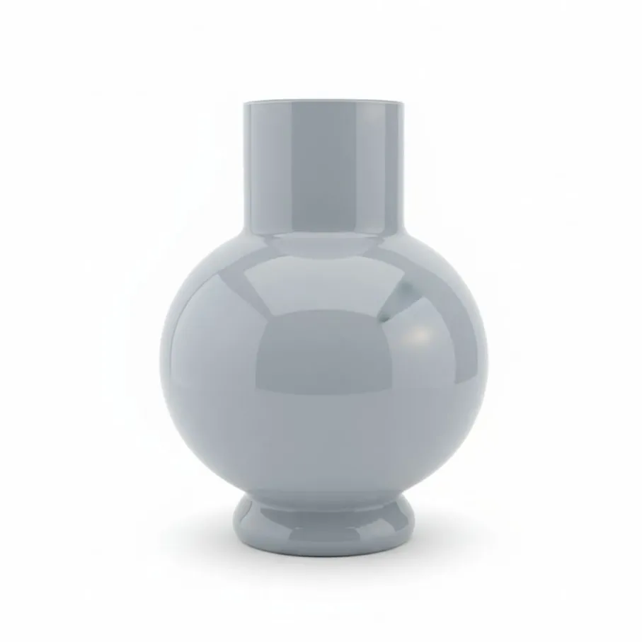 Vazen & Potten< Vaas Deborah Grijs - 39 cm hoog