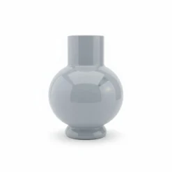Vazen & Potten< Vaas Deborah Grijs - 22 cm hoog