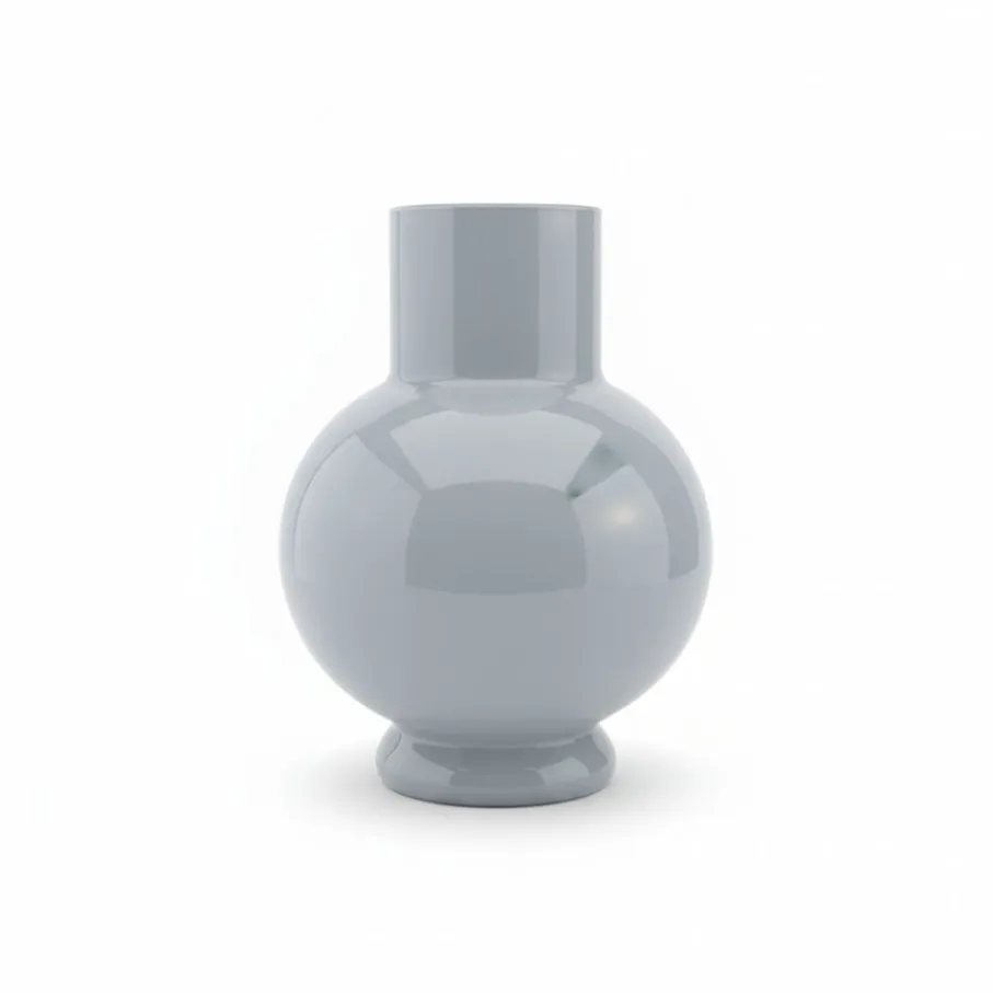Vazen & Potten< Vaas Deborah Grijs - 22 cm hoog