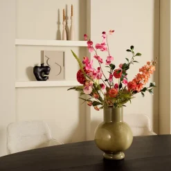 Vazen & Potten< Vaas Deborah Groen - 22 cm hoog