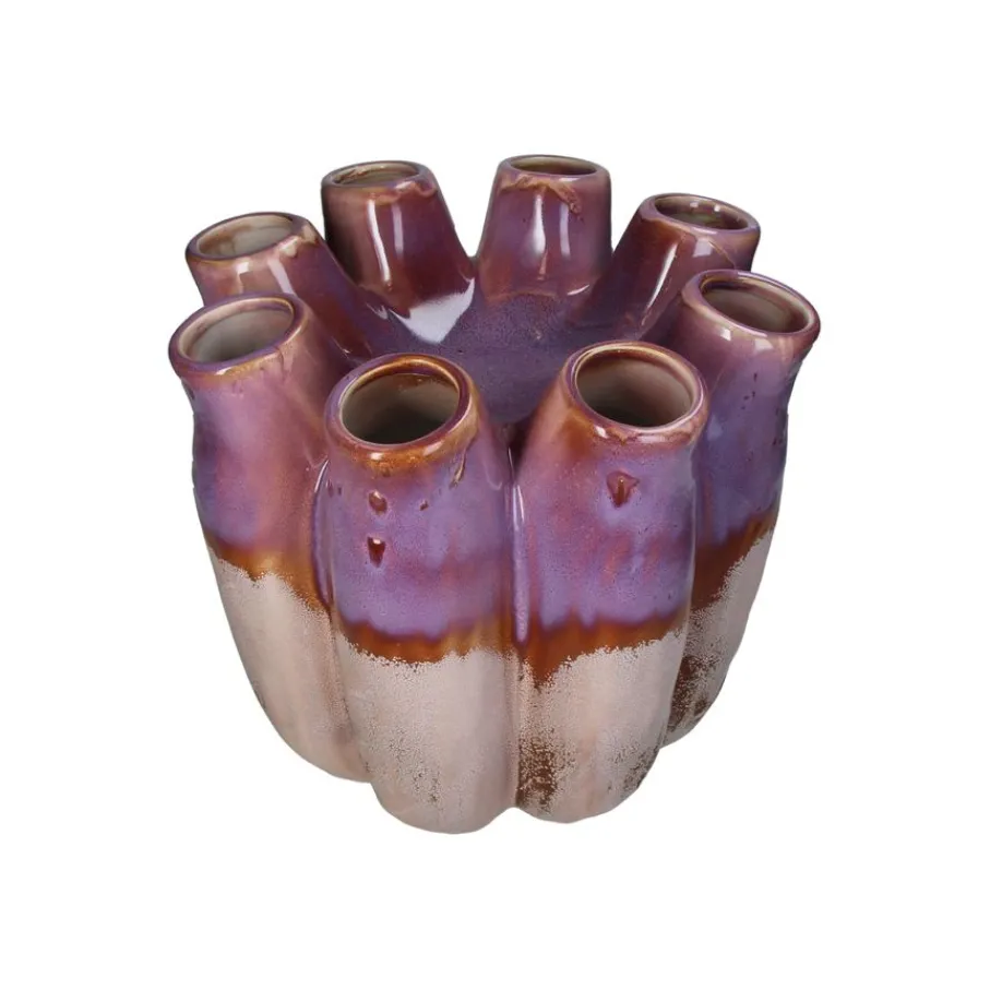 Vazen & Potten< Vaas Mina Paars - Ø 29 cm