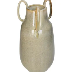 Vazen & Potten< Vaas Miranda Beige - 30 cm hoog