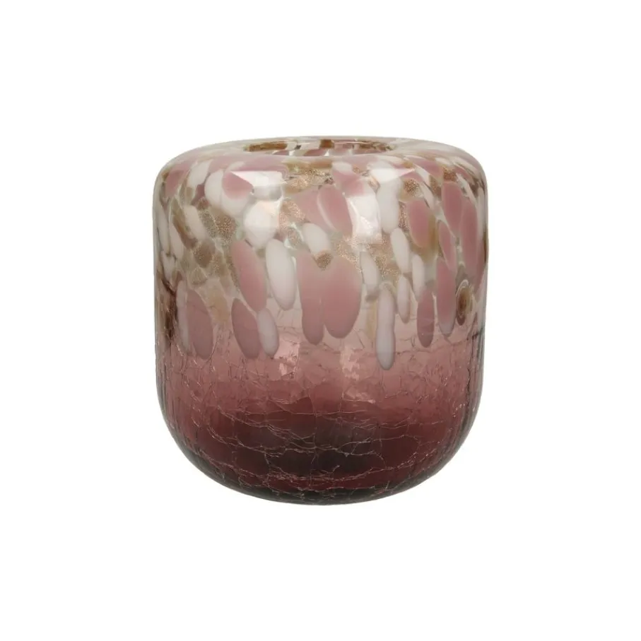 Vazen & Potten< Vaas Vlek Oudroze - 21 cm hoog
