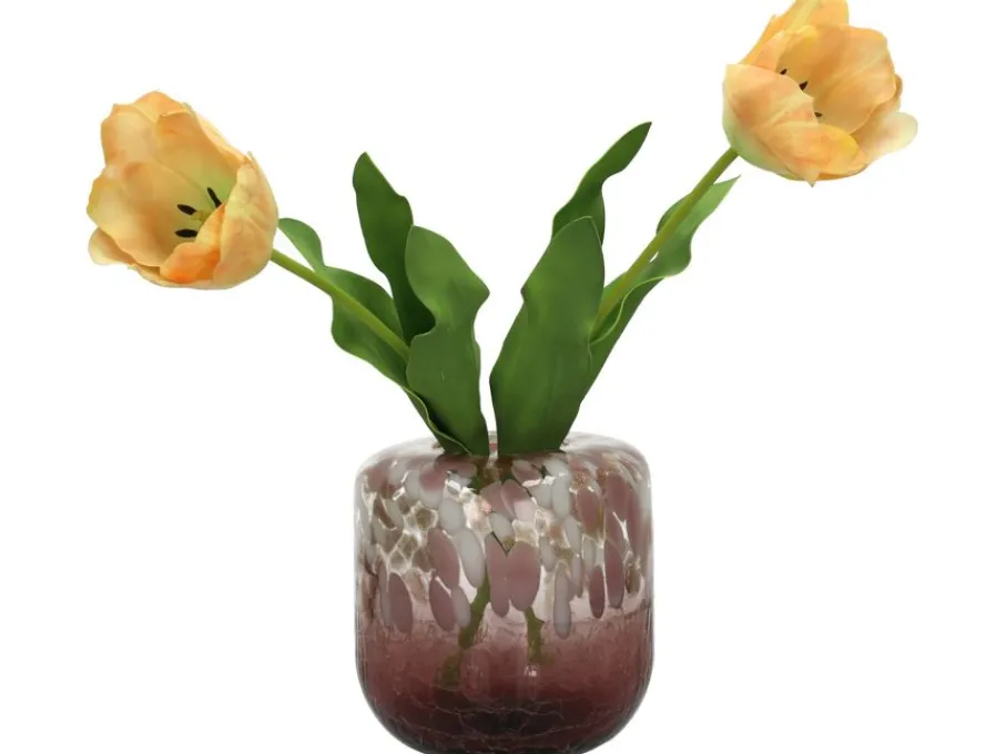 Vazen & Potten< Vaas Vlek Oudroze - 21 cm hoog