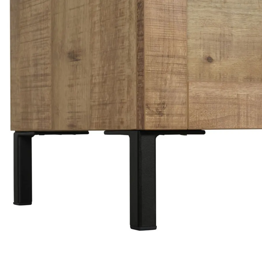 Vitrinekasten< Vitrinekast Culemborg Naturel - 121x200x45 cm