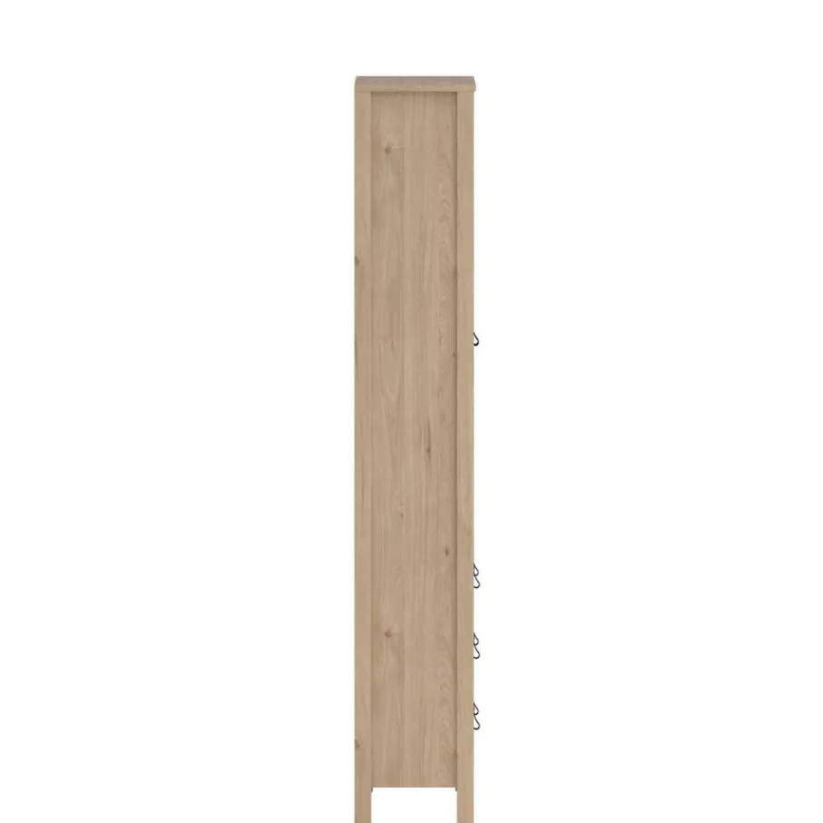 Opbergkasten< Vitrinekast Dallas Eiken - 79x199x33 cm