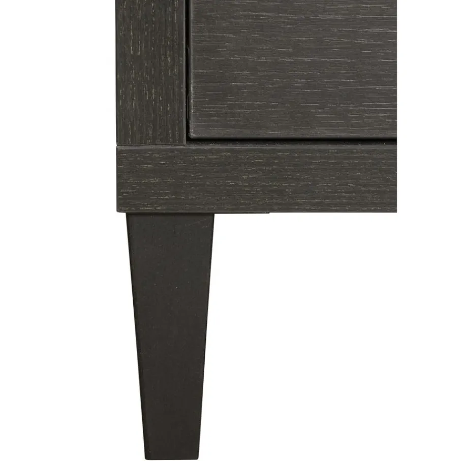 Vitrinekasten< Vitrinekast Zwanenburg Zwart - 190x212x48 cm