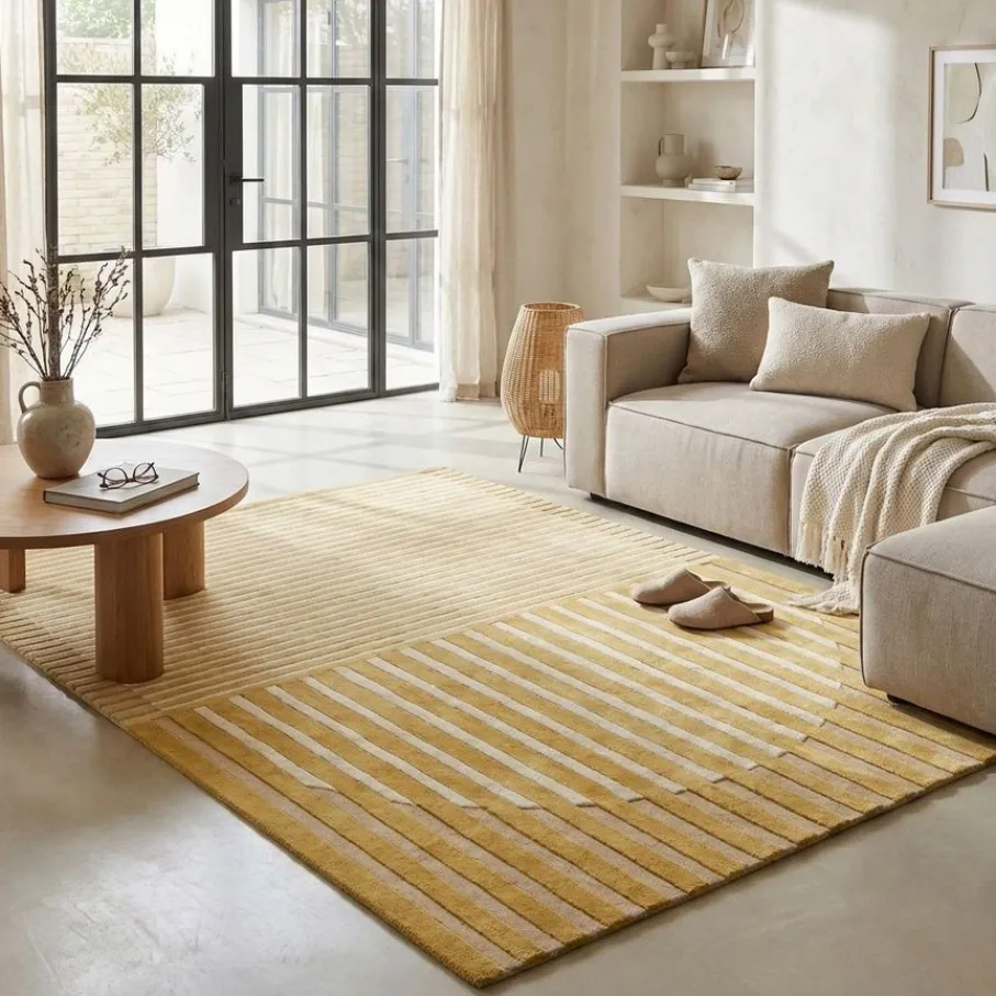Vloerkleden<Brinker Carpets Vloerkleed Fano Oker - 200x300 cm