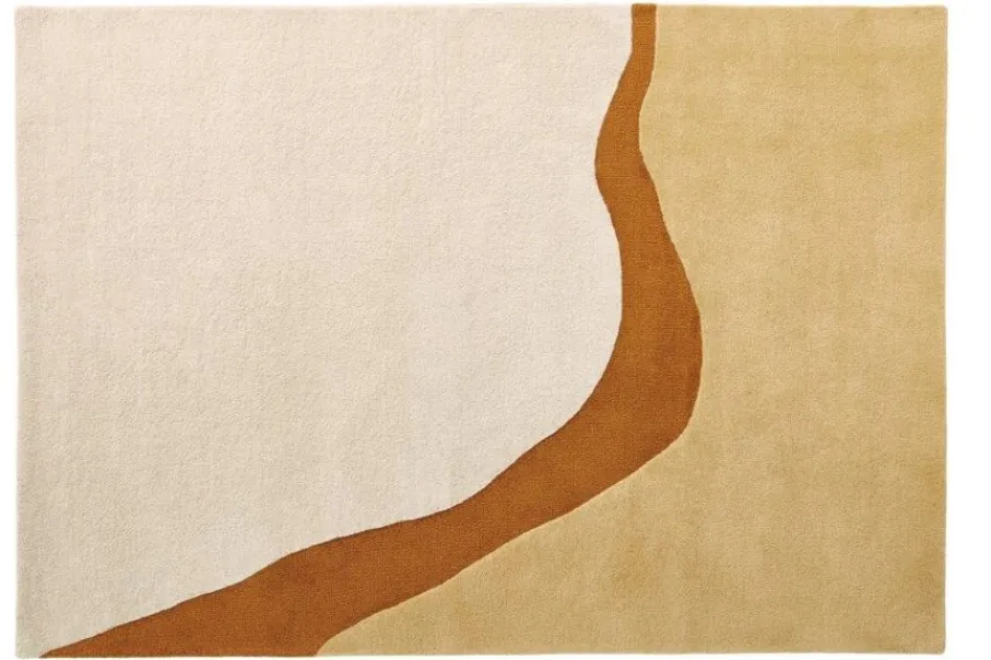 Vloerkleden<Brinker Carpets Vloerkleed Organix Goud - 200x290 cm