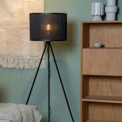Vloerlampen<Lucide Vloerlamp Tagalog Zwart