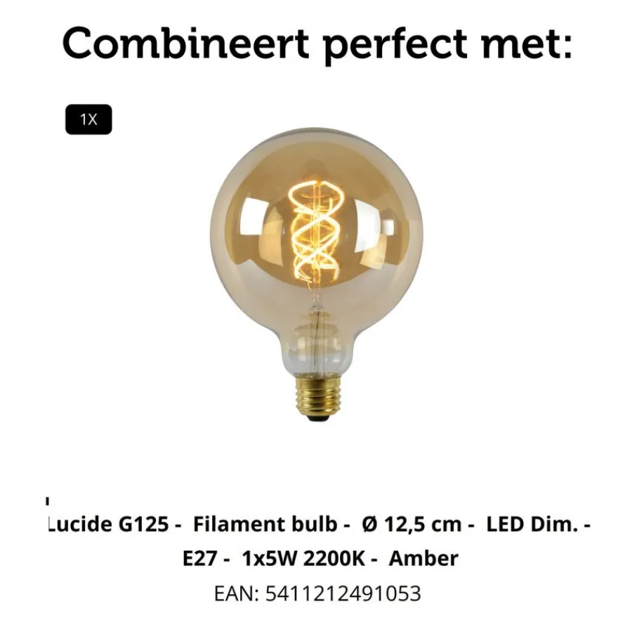 Vloerlampen<Lucide Vloerlamp Tagalog Zwart