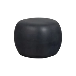 Salontafels|Bijzettafels<VTwonen Bijzettafel Pebble Antraciet - 50x50 cm