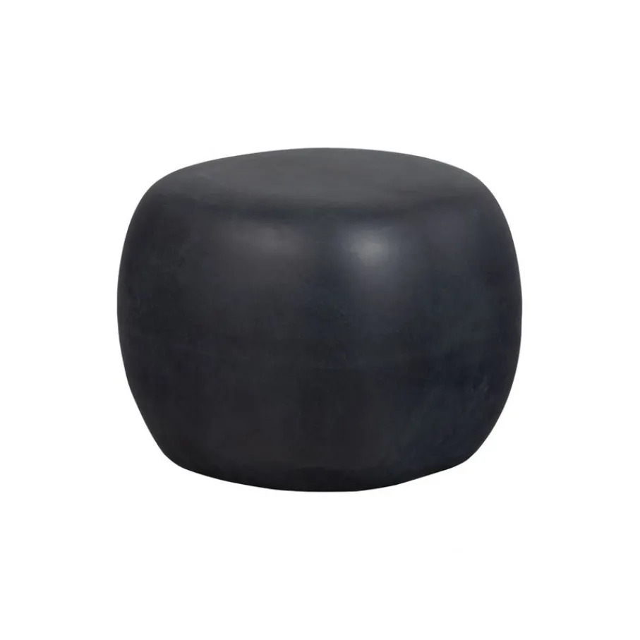 Salontafels|Bijzettafels<VTwonen Bijzettafel Pebble Antraciet - 50x50 cm
