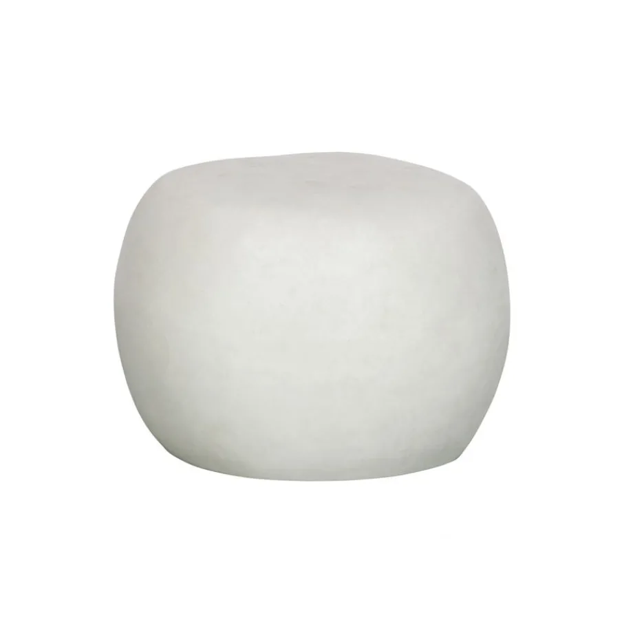 Bijzettafels<VTwonen Bijzettafel Pebble Wit - 50x50 cm