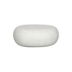 Salontafels|Bijzettafels<VTwonen Bijzettafel Pebble Wit - 65x49 cm