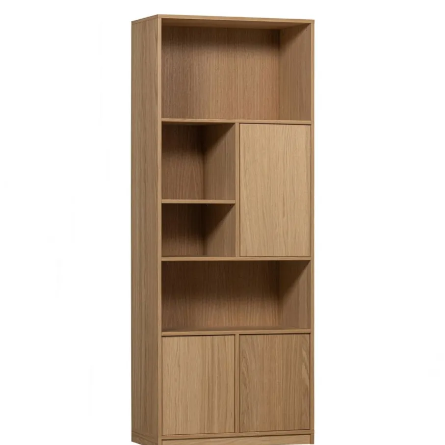 Wandkasten<VTwonen Bovenkast Modulair Naturel - 77x199x40 cm