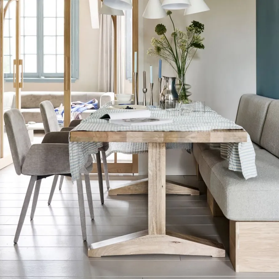 Eetkamerbanken<VTwonen Eetkamerbank Eat Up Beige - 110 cm