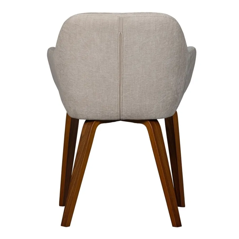 Eetkamerstoelen<VTwonen Eetkamerstoel Base Naturel